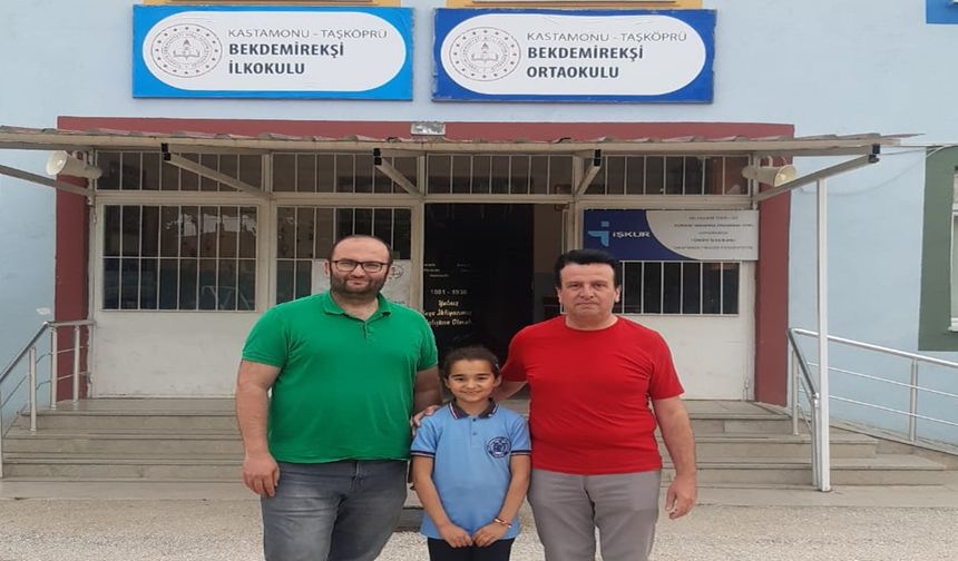 Taşköprülü öğrenci Esra Er'den Bursluluk Sınavında büyük başarı