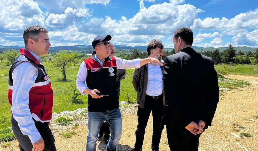 Kastamonu'da Hayvancılığın Kalbi Olan Meralar Yerinde İncelendi