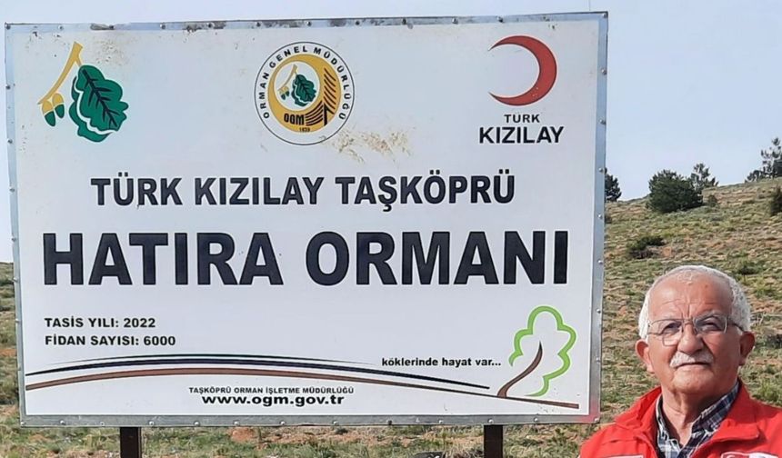 Taşköprü’ye Yeşil Miras: Kızılay 6 Bin Fidanla Orman Oluşturdu