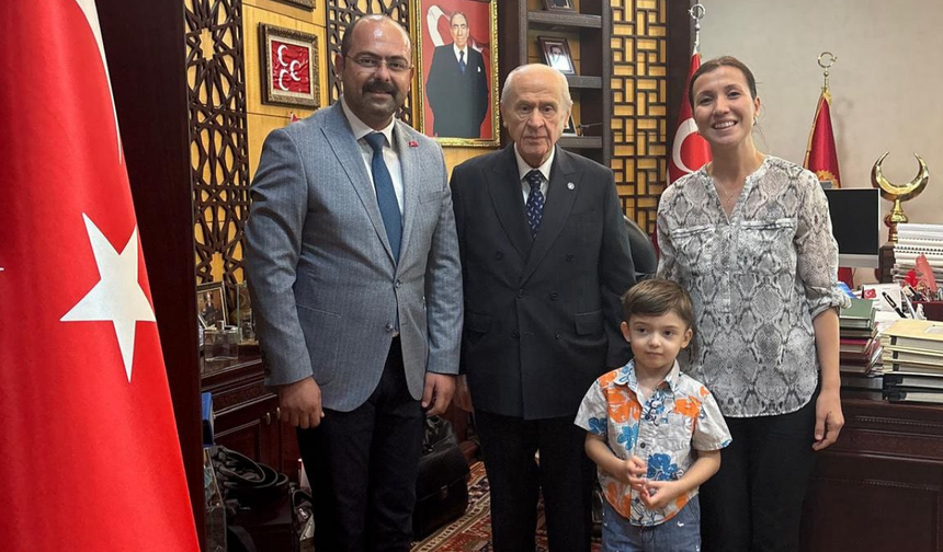 Başkan Kavaklıgil, MHP Genel Başkanı Bahçeli'yi ziyaret etti