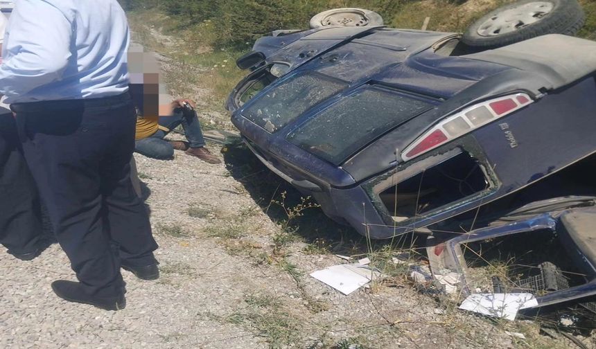 Son dakika! Kastamonu'da mıcırlı yolda takla attı: Ölümden döndü!