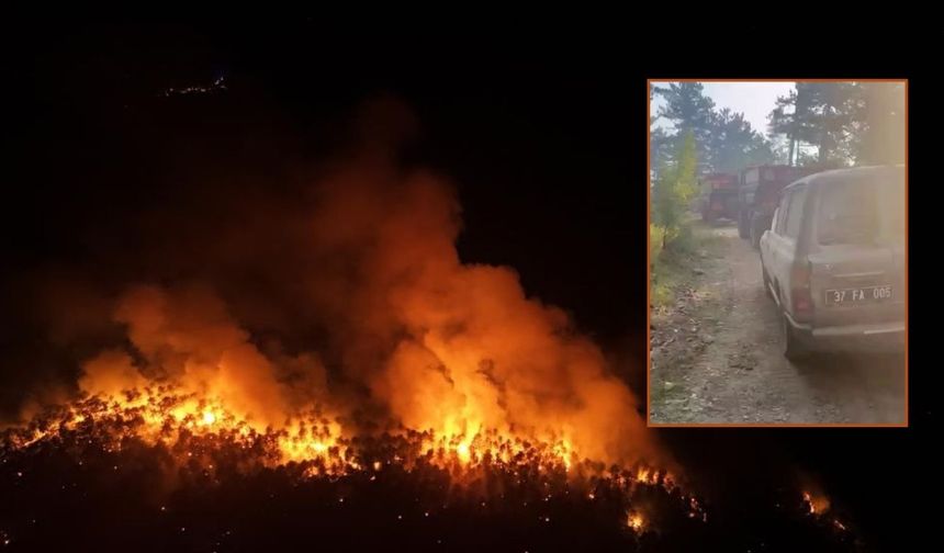 Kastamonu’dan Karabük’teki orman yangınına bir ekip daha sevk edildi