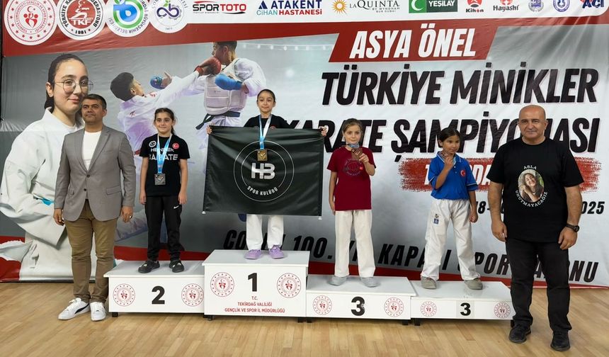 Kastamonulu sporcu 'Türkiye Şampiyonu' oldu!
