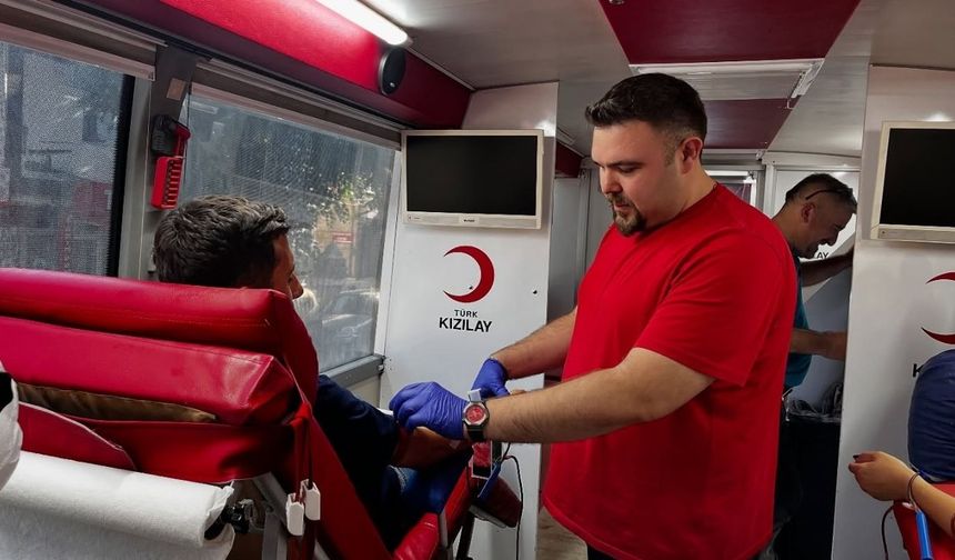 Kastamonu’nun ilçesinde Kızılay’a yoğun ilgi