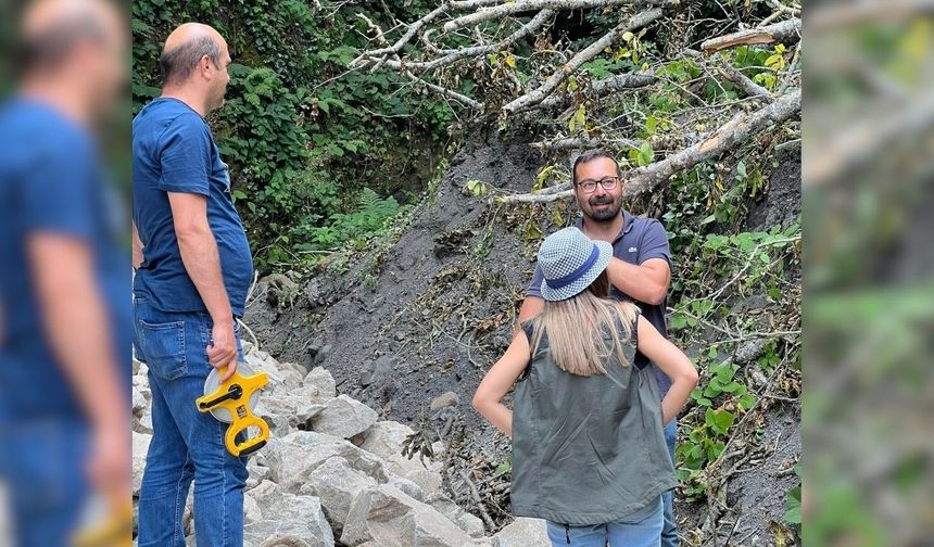 Kastamonu’nun ilçesindeki dere yataklarında teknik inceleme