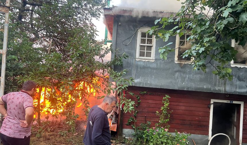 Kastamonu'daki feci yangında ev ve samanlık küle döndü (Detaylar)
