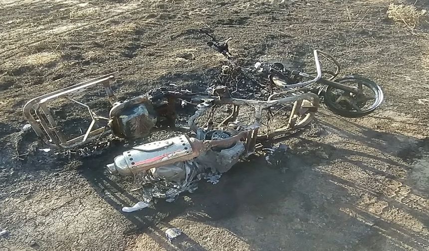 Kastamonu’da orman yangını: Yangını motosiklet çıkardı!