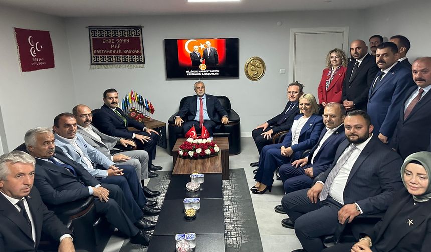 Kastamonu’da Bakan Işıkhan’dan ittifak ortağına ziyaret