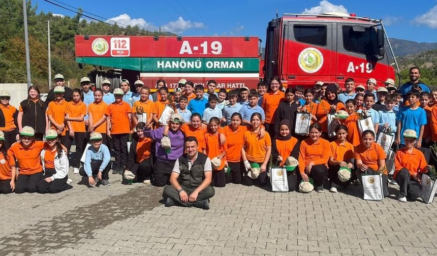 Hanönü’de ‘Yeşil Vatan’ Sevgisi Küçük Yaşta Aşılanıyor