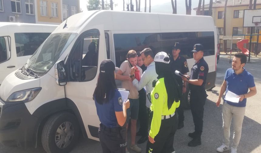 Hanönü'de servislere sıkı denetim