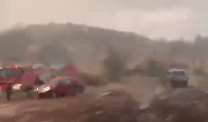 Kastamonu'da soğutma çalışmalarına yağış destek verdi