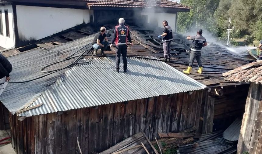 Son dakika: Kastamonu'nun ilçesindeki yangın konağı küle çeviriyordu!