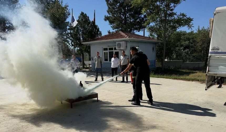 Olası Tehlikelere Karşı Adım: Taşköprü’de TEİAŞ Çalışanları Afete Hazırlandı