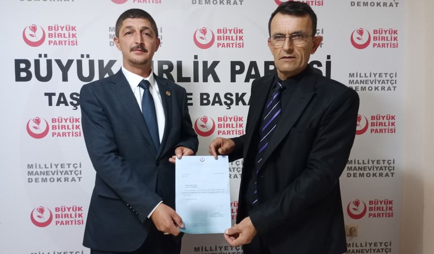 BBP Taşköprü İlçe Başkanı belli oldu