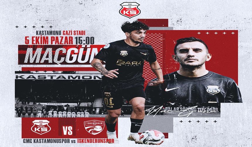 Kastamonu'da Maç Günü: GMG Kastamonuspor, İskenderunspor’u Kendi Sahasında Ağırlıyor