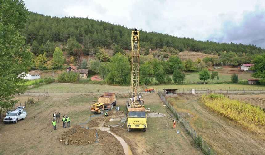 Kastamonu'nun köyünde susuzluktan kurtuldular