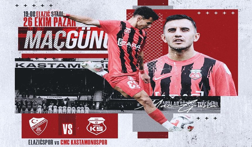 GMG Kastamonuspor, Elazığspor Deplasmanında Kritik Maça Çıkıyor