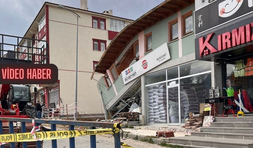 Son dakika… Kastamonu’da temel kazısı sırasında bina çöktü!