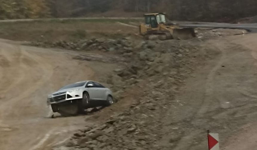 Kastamonu-Çatalzeytin Yolunda Kaza: Yolda 'işaret levhası yok' isyanı!