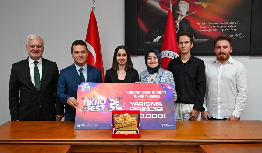 Kastamonu Üniversitesi yarışmalarda dereceye giren öğrencileri ağırladı