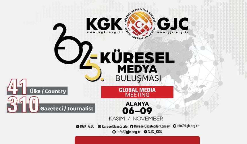 Küresel Gazeteciler Konseyi, Gazetecileri Alanya’da Buluşturuyor