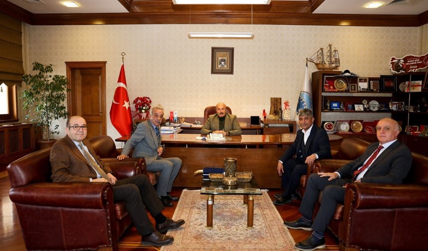 Taşköprü Spor Camiası Bir Arada: Kulüplerden Başkan Arslan’a Ziyaret