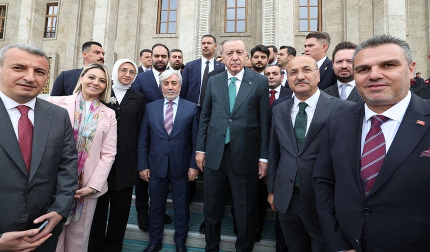 Cumhurbaşkanı Erdoğan, Kastamonulu Heyeti TBMM’de Kabul Etti