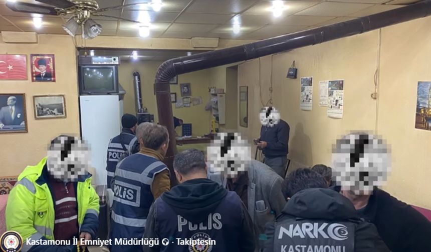 Kastamonu'da Dev Huzur Operasyonu: Kastamonu Emniyeti’nden Kapsamlı Denetim