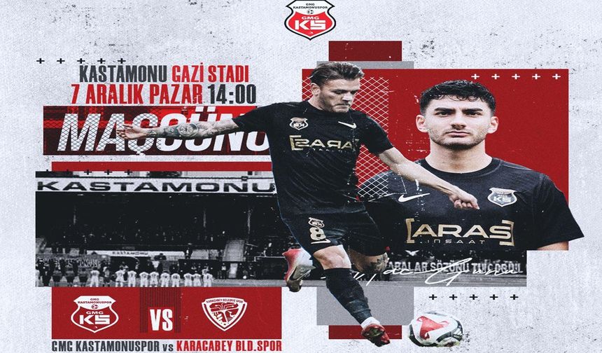 GMG Kastamonuspor, Karacabey Belediyespor’u Ağırlıyor: Hedef İç Sahada Galibiyet