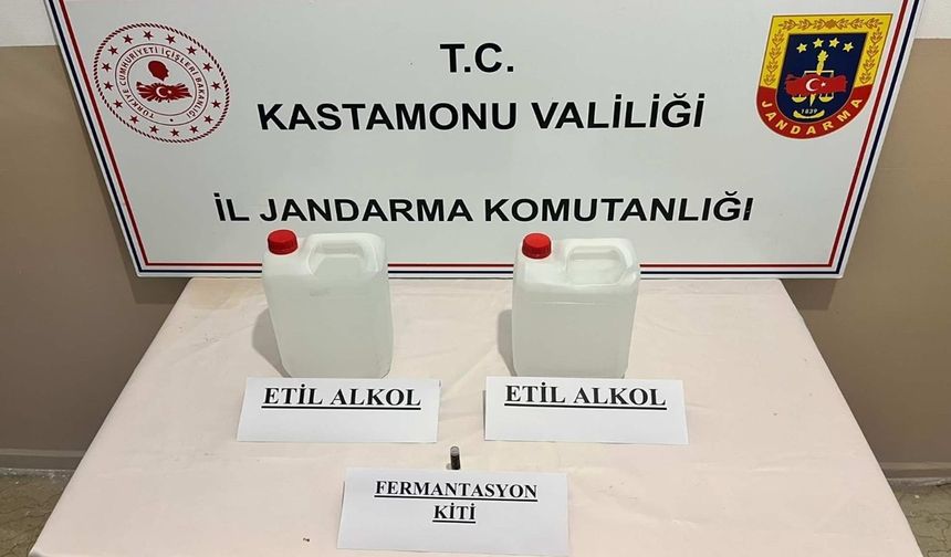 Kastamonu’da Sahte İçki Operasyonu: Yeni Yıl Öncesi Jandarmadan Sıkı Denetim