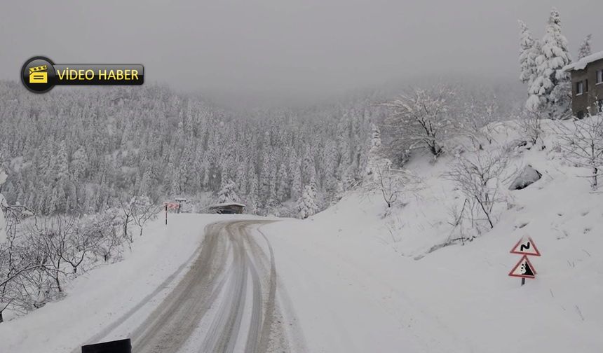 Kastamonu’nun Yüksek Kesimlerinde Kar Etkisini Artırdı