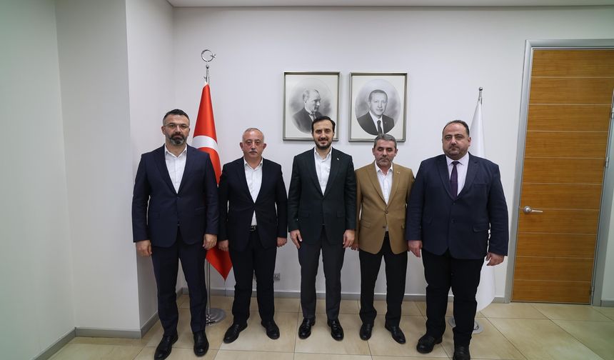 Kastamonu'dan İstanbul'a ziyaret: İl Başkanı Özdemir ile görüştüler