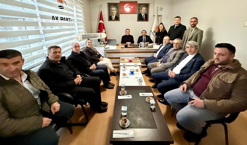 AK Parti Taşköprü İlçe Başkanı Kendirlioğlu'na ziyaret