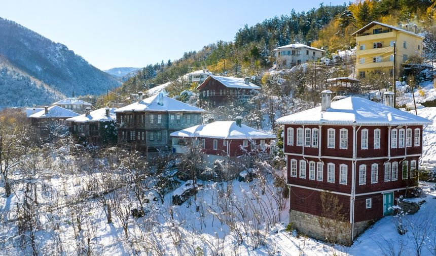 Kastamonu’da Kartpostallık Manzaralar Oluştu