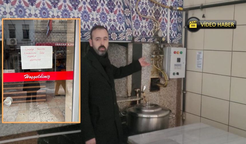 Kastamonu'da doğal gaz kesintisi nedeniyle esnaf iş yerlerini açamadı