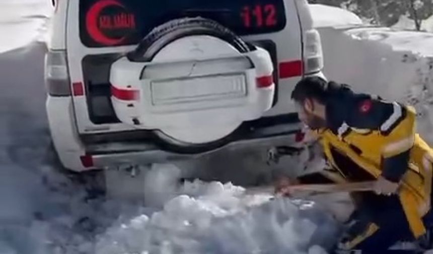 Kastamonu'da kar engeli: Kalp hastasına ilaçları drone ile ulaştırıldı