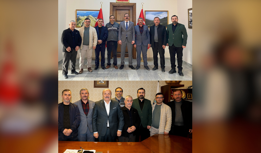 Taşköprü’de Yeni Dernek Yönetiminden Önemli Ziyaretler