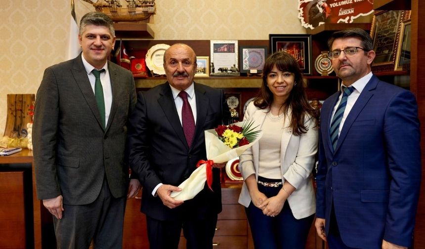 Taşköprü Belediye Başkanı Arslan’a Vergi Haftası ziyareti