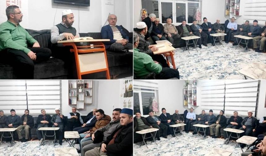 Kastamonu’nun ilçesinde Salı sohbetlerine yoğun ilgi