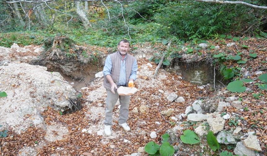 Kastamonu’da gizemli yapıyı talan ettiler!