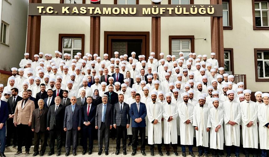 Kastamonu’da 169 Yeni İmam Hatip Görevine Başladı