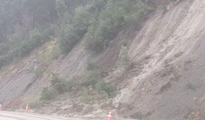 Kastamonu'nun ilçelerinde yağış sonrası heyelan meydana geldi!