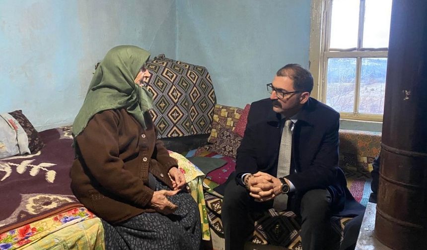 Taşköprü Kaymakamı Çekiç Köyü’nde büyüklerin duasını aldı