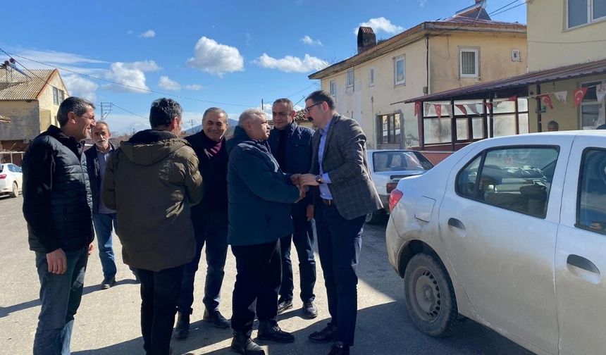 Taşköprü Kaymakamı Demirdağ süt toplama tesisini yerinde inceledi