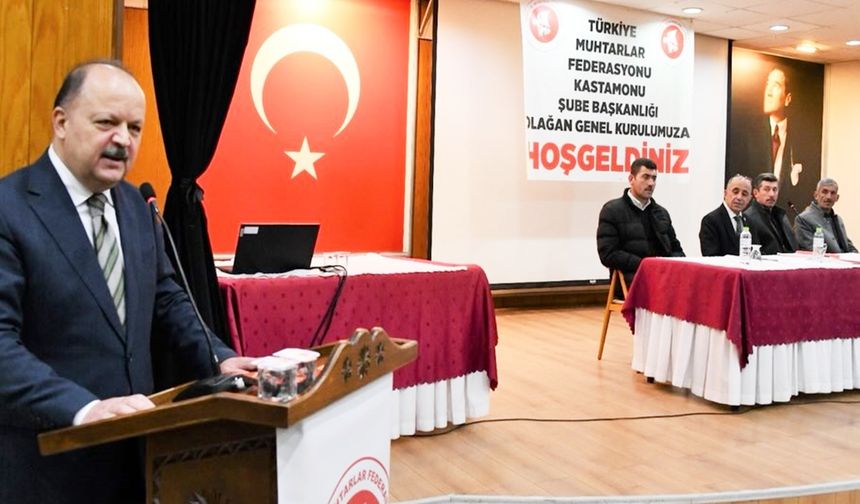 Kastamonu Valisi Dallı, Muhtarlara Seslendi: 'Sorumluluk gerektiren bir görev'