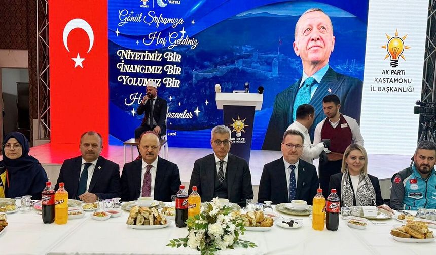 Sağlık Bakanı Memişoğlu, Orucunu Kastamonu'da Açtı