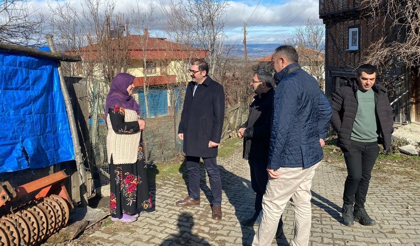 Taşköprü Kaymakamı Demirdağ köyün taleplerini dinledi