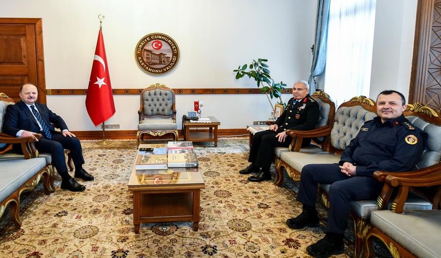 Tümgeneral Şakir Uslu Kastamonu'da: Asayiş Hizmetleri Masaya Yatırıldı