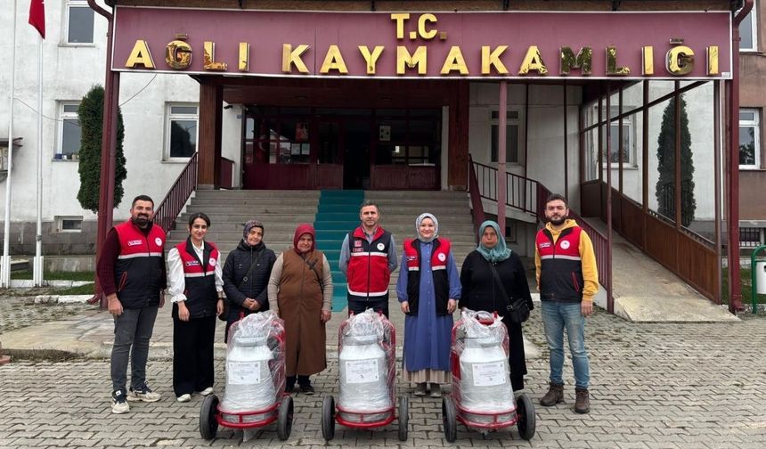 Kastamonu’da kadın üreticilere destek: Ekipmanlar teslim edildi