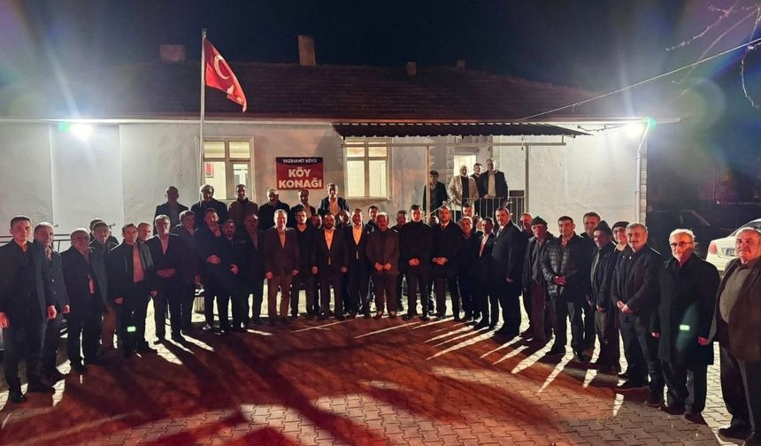 AK Parti Taşköprü’de temaslarını sürdürdü: Yazıhamit Köyü’nde buluşma